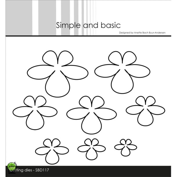 Simple and Basic SBD117 - Dies St med 8 blomster