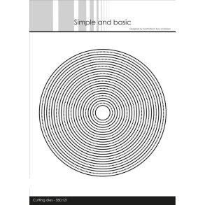 Simple and Basic SBD121 - Dies St med 8 cirkler