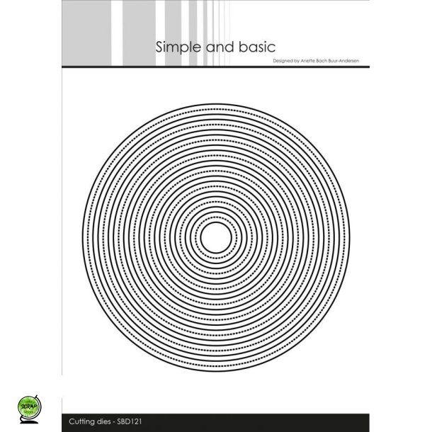Simple and Basic SBD121 - Dies St med 8 cirkler