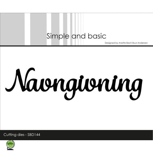 Simple and Basic SBD144 - Dies Tekst Navngivning