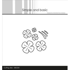 Simple and Basic SBD234 - Dies Blomsterst med stilke