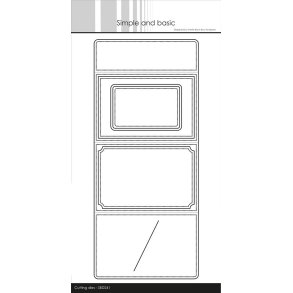 Simple and Basic SBD241 - Dies Giftcard envolope