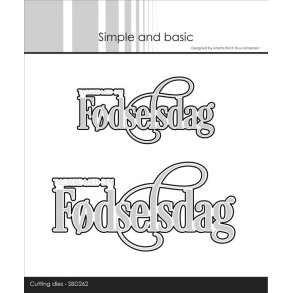 Simple and Basic SBD262 - Dies Tekst Fdselsdag med snirkler