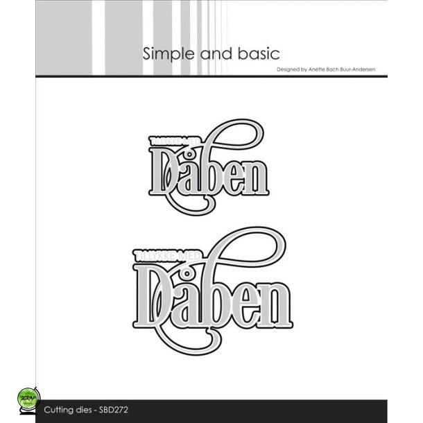Simple and Basic SBD272 - Dies Tekst Dben ed snirkler