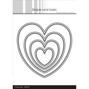 Simple and Basic SBD295 - Dies Hjerter med hulkant