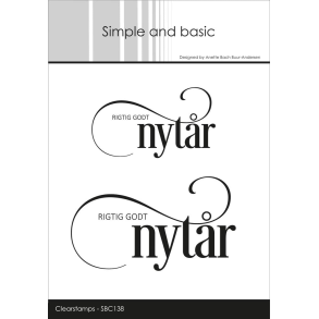 Simple and Basic SBC138 - Stempel Nytr med snirkler