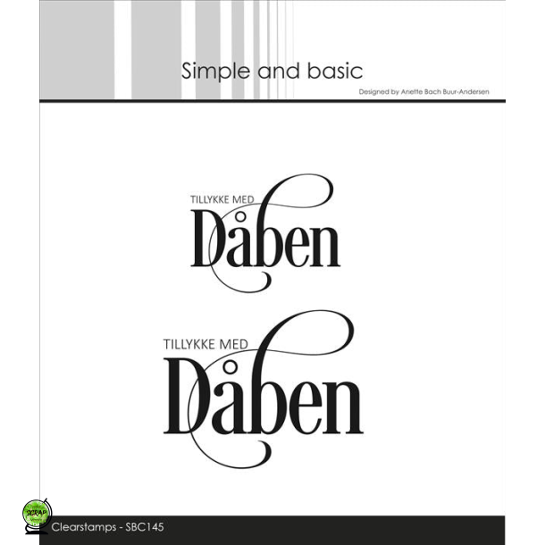 Simple and Basic SBC145 - Stempel Dben med snirkler