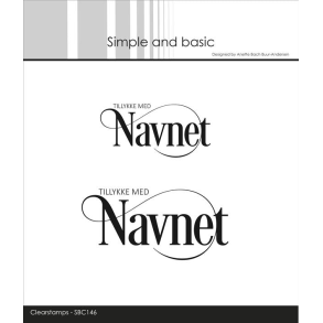 Simple and Basic SBC146 - Stempel Navnet med snirkler