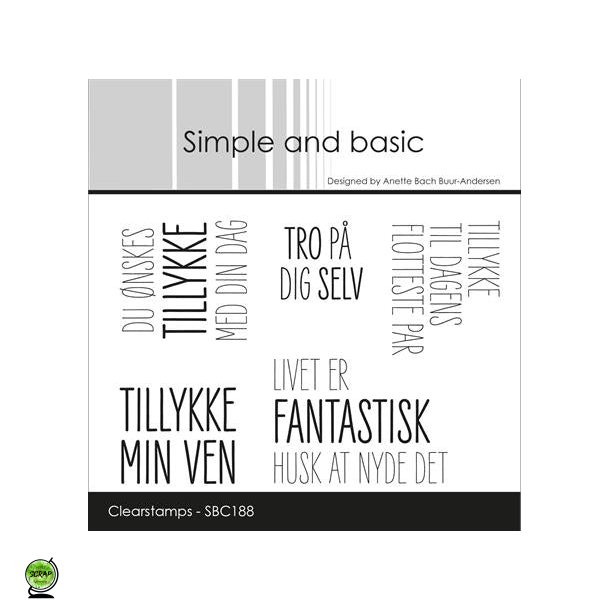 Simple and Basic SBC188 - Stempel Tro p dig selv