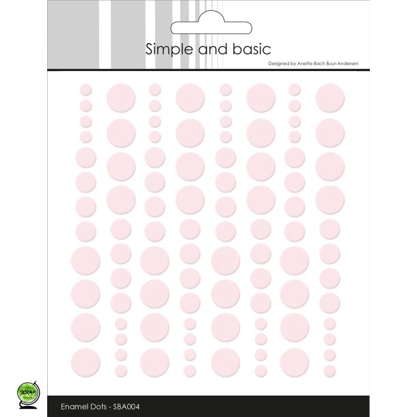 Simple and Basic SBA004 - Enamel dots baby rose