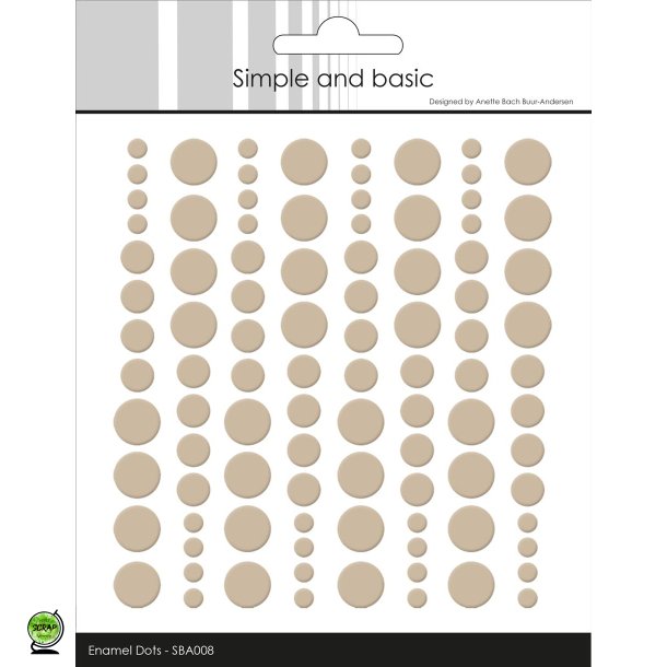 Simple and Basic SBA008 - Enamel dots baileys brown