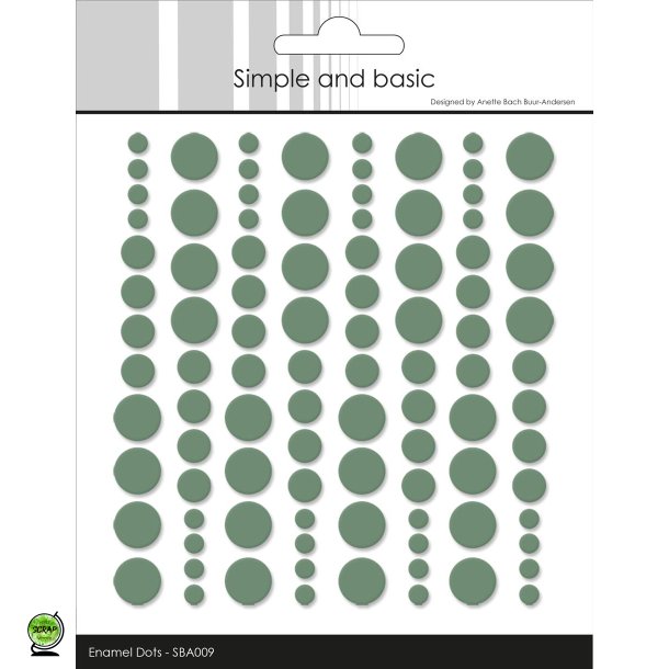 Simple and Basic SBA009 - Enamel dots eucalyptus