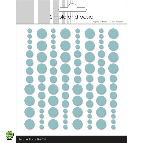 Simple and Basic SBA010 - Enamel dots mint
