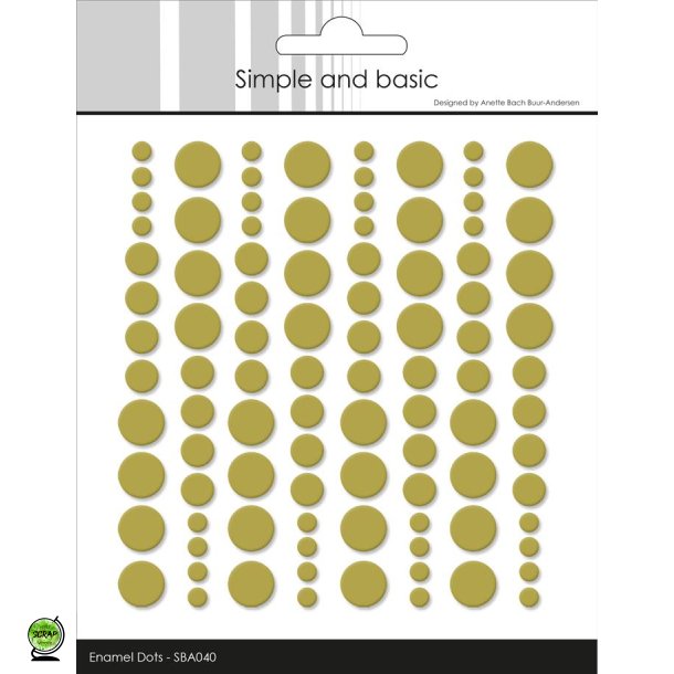 Simple and Basic SBA040 - Dots Olive