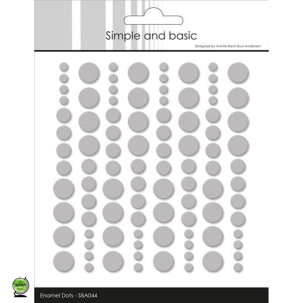 Simple and Basic SBA044 - Dots Light Grey