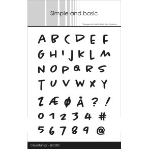Simple and Basic SBC202 - Stempel Alfabet