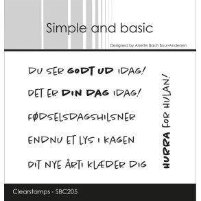 Simple and Basic SBC205 - Stempel Hurra