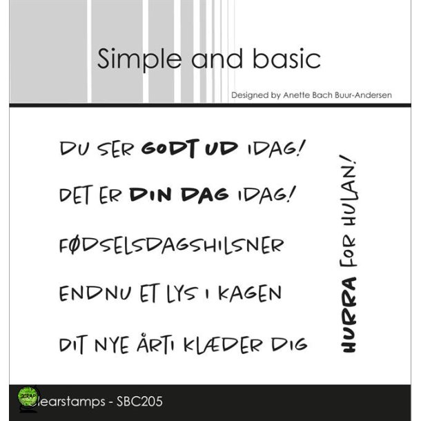 Simple and Basic SBC205 - Stempel Hurra