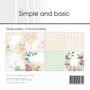 Simple and Basic SBP527 - A touch af spring 15*15 cm