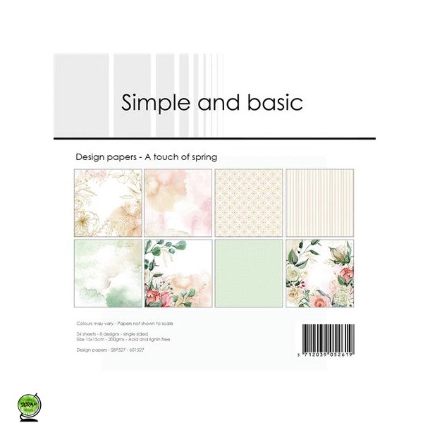 Simple and Basic SBP527 - A touch af spring 15*15 cm