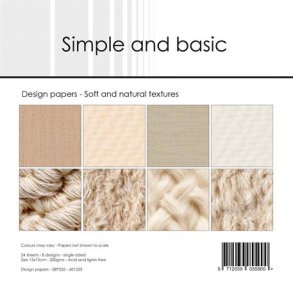 Simple and Basic SBP535 - Soft and natural textures 15*15 cm