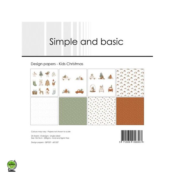 Simple and Basic SBP537 - Kids Christmas 15x15 cm