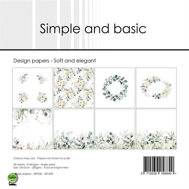 Simple and Basic SBP545 - Soft and elegant 15x15 cm
