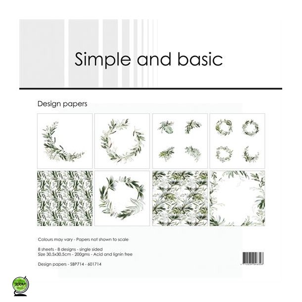 Simple and Basic SBP714 - Green softness st 30*30 cm
