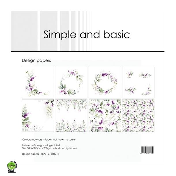 Simple and Basic SBP715 - Lavender Spirit st 30*30 cm