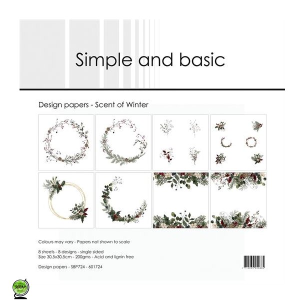 Simple and Basic SBP724 - Scent of Winter st 30*30 cm