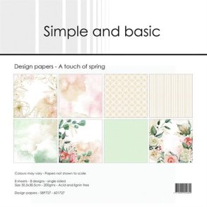 Simple and Basic SBP727 - A touch of spring st 30*30 cm