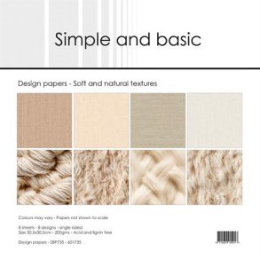 Simple and Basic SBP735 - Soft and natural textures 30,5x30,5 cm