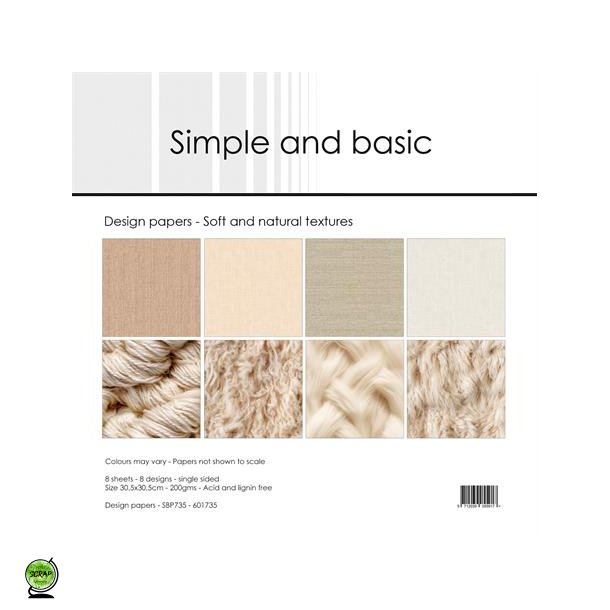 Simple and Basic SBP735 - Soft and natural textures 30,5x30,5 cm