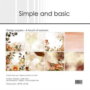 Simple and Basic SBP738 - A Touch of Autumn 30,5x30,5 cm