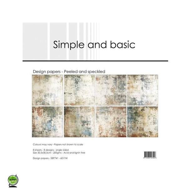 Simple and Basic SBP741 - Peeled and speckled 30,5x30,5 cm