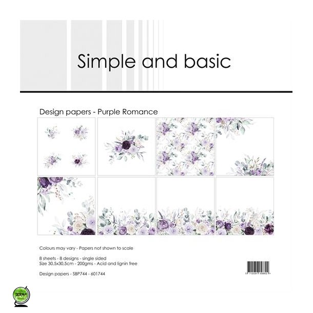 Simple and Basic SBP744 - Purple Romance 30,5x30,5 cm