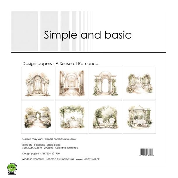 Simpel and Basic SBP750 - A sense of romance 30,5x30,5 cm
