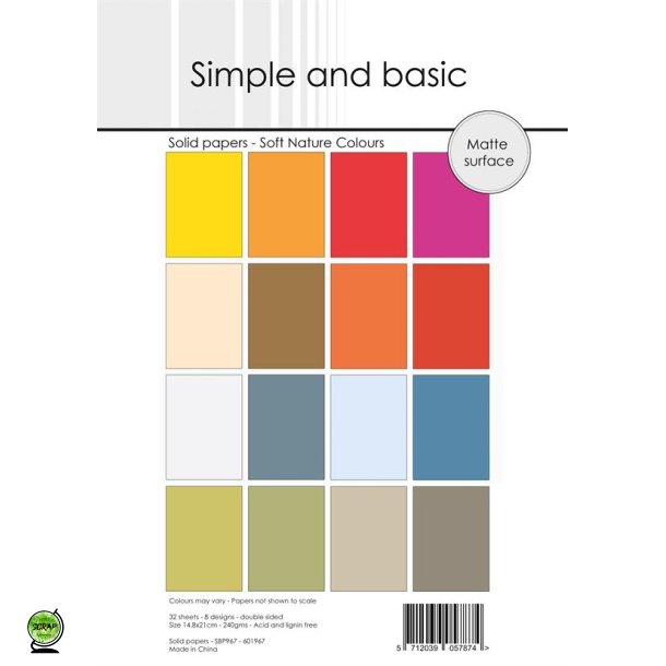 Simple and Basic SBP967 - Soft Nature Colours 14,8x21 cm