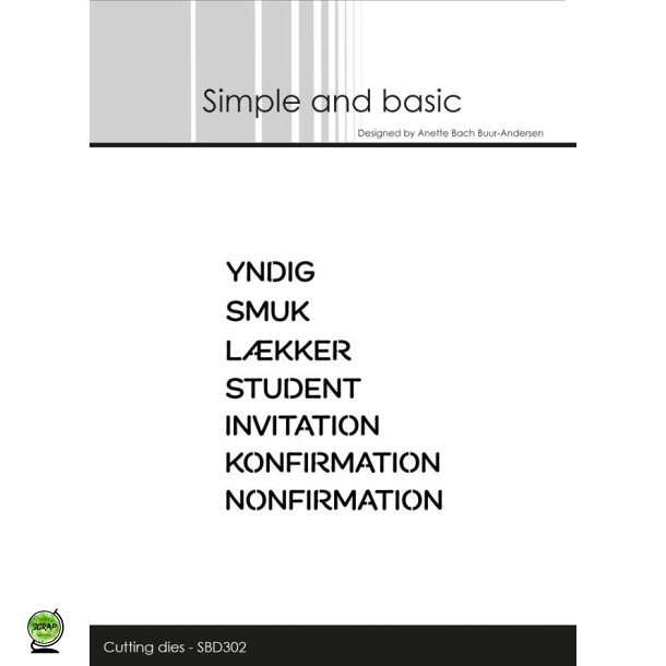 Simple and Basic SBD302 - Dies Danske tekster
