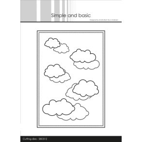 Simple and Basic SBD312 - Dies Baggrund med skyer A6