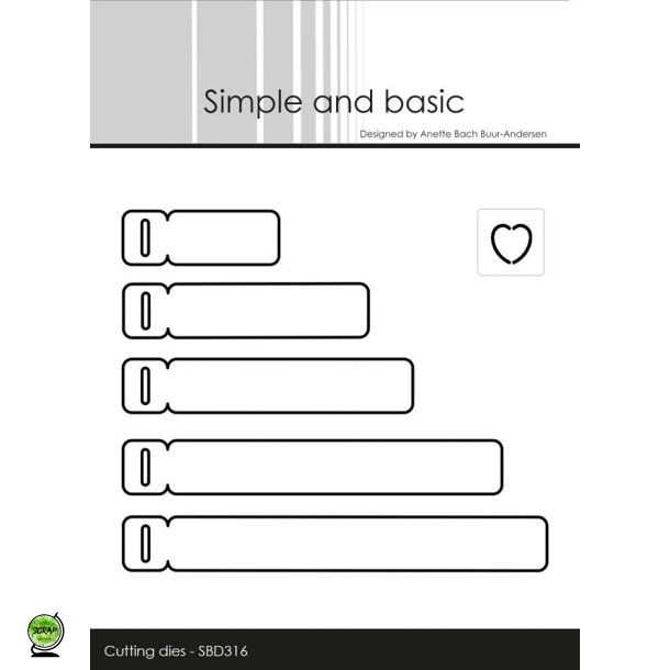 Simple and Basic SBD300 - Dies Tags 5 stk.