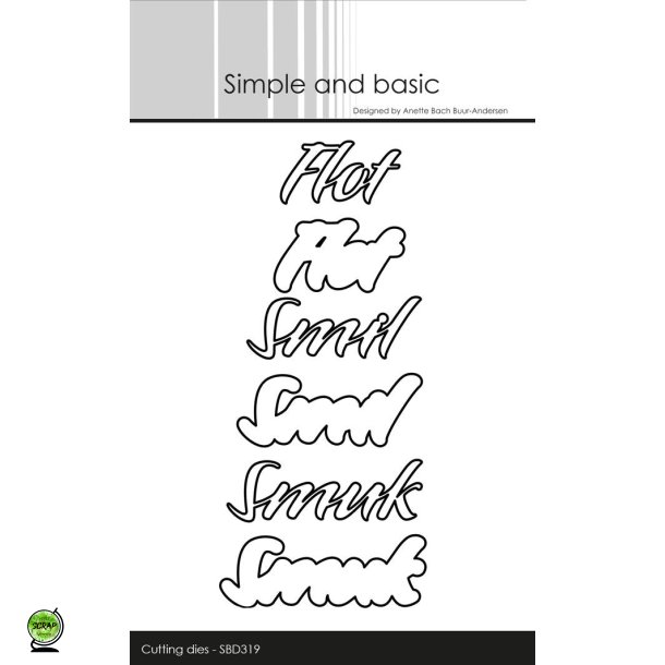 Simple and Basic SBD319 - Dies Danske tekster med skygge
