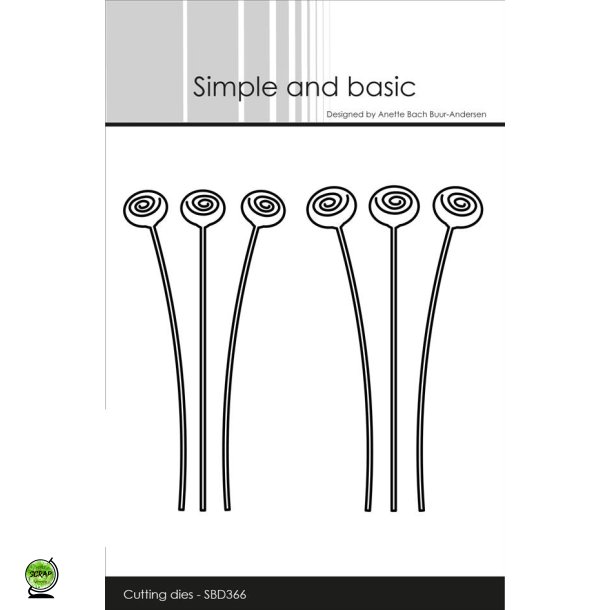Simple and Basic SBD366 - Dies Blomster br