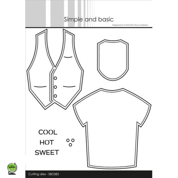 Simple and Basic SBD383 - Dies Trje og vest