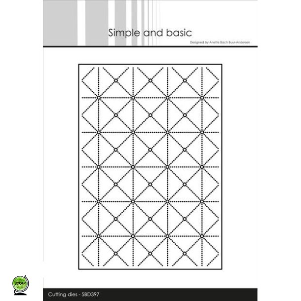 Simple and Basic SBD397 - Dies Kviltet baggrund A6