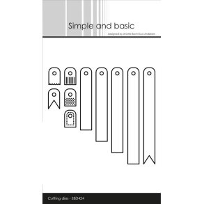 Simple and Basic SBD424 - Dies st af smalle tags