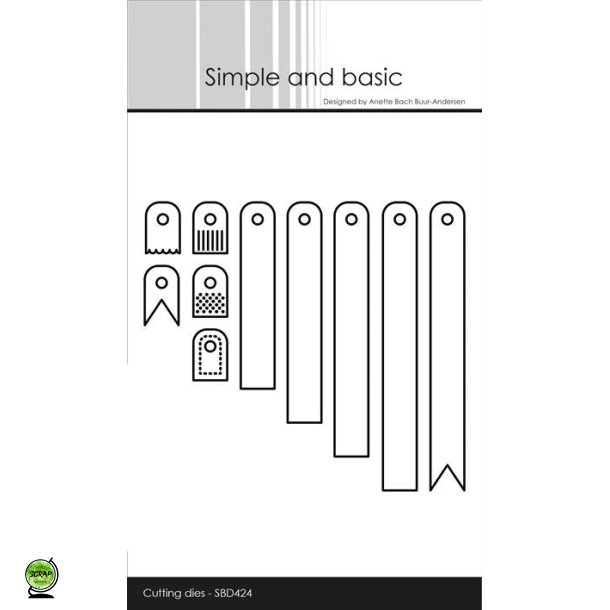 Simple and Basic SBD424 - Dies st af smalle tags