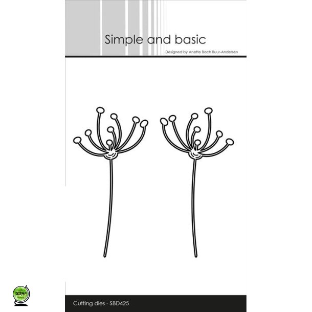 Simple and Basic SBD425 - Dies Dekorative grene