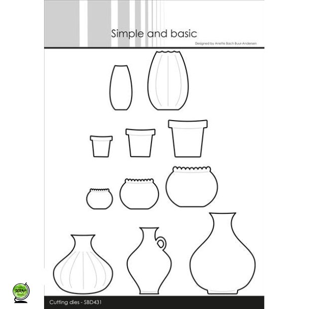 Simple and Basic SBD431 - Dies st med vaser