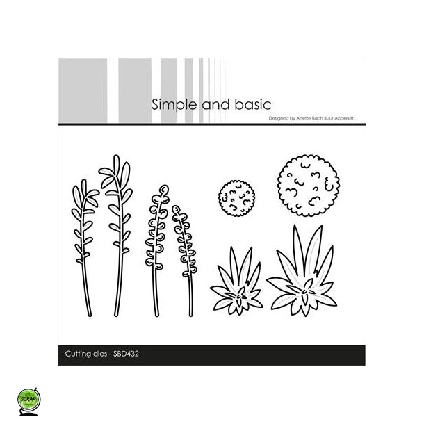Simple and Basic SBD432 - Dies st med planter